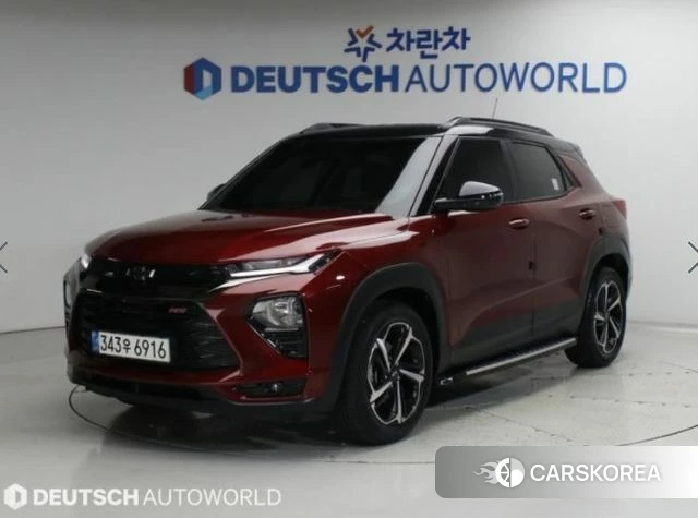 Chevrolet (GM Daewoo) Trailblazer 2022 Красный из Кореи