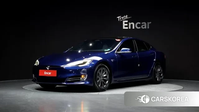 Tesla Model S 2020 Синий из Кореи