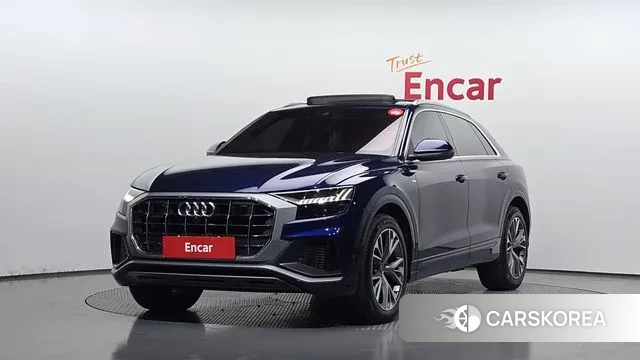 Audi Q8 (4M) 2021 Синий из Кореи