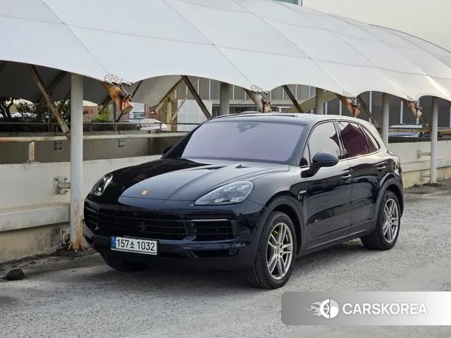 Porsche Cayenne (PO536) 2021 Синий из Кореи