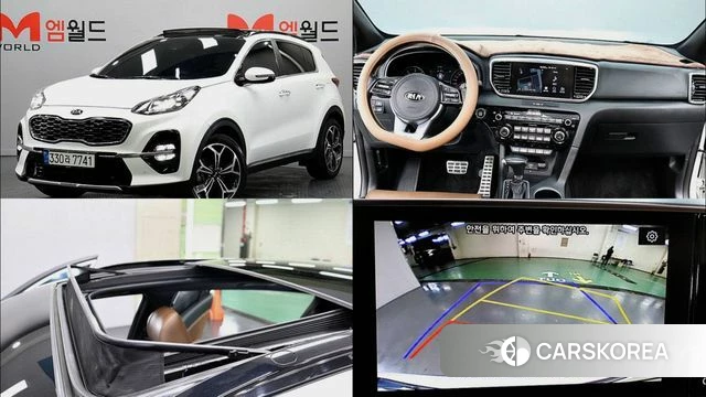 Kia Sportage The Bold 2019 Белый из Кореи