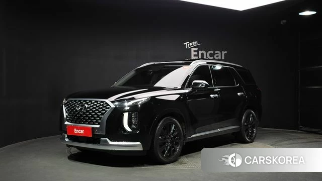 Hyundai Palisade 2021 Черный из Кореи