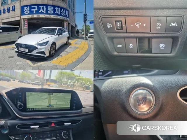 Hyundai Sonata (DN8) 2022 Белый из Кореи