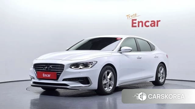 Hyundai Grandeur IG Hybrid 2018 Белый из Кореи