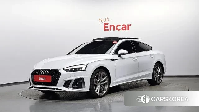 Audi A5 (F5) 2020 Белый из Кореи