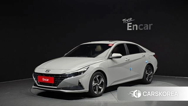 Hyundai Avante (CN7) 2023 Серебристо-серый из Кореи