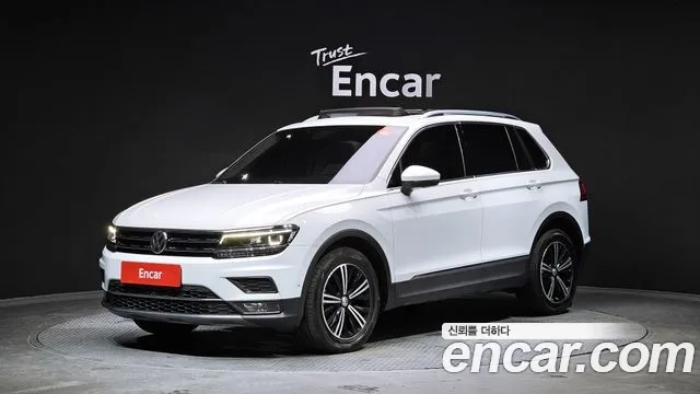 Volkswagen Tiguan second Generation 2020 Белый из Кореи