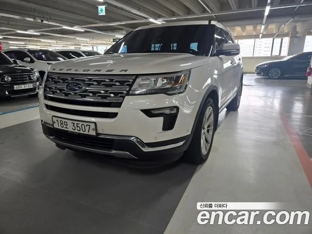 Ford Explorer 2018 Белый из Кореи