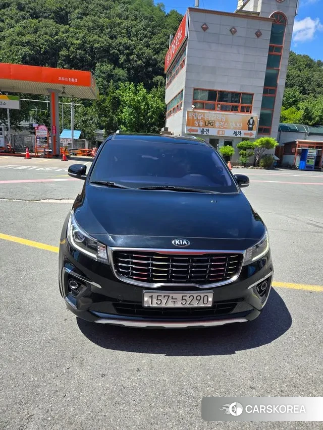 Kia The New Carnival 2019 Черный из Кореи