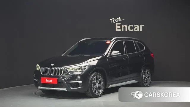 BMW X1 (F48) 2019 Черный из Кореи