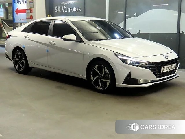 Hyundai Avante (CN7) 2020 Белый из Кореи