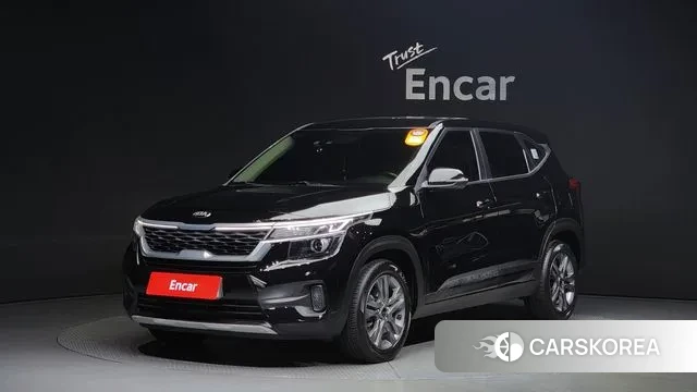 Kia Seltos 2020 Черный из Кореи