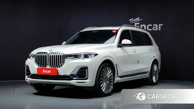 BMW X7 (G07) 2021 Белый из Кореи