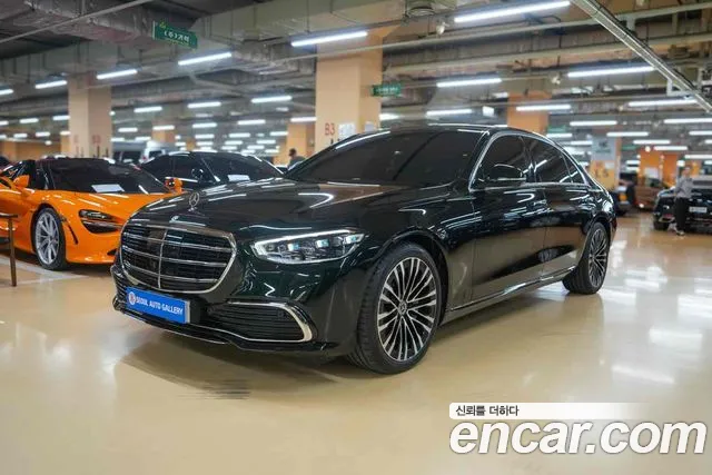 Mercedes-Benz S-Class W223 2021 Темно-зеленый из Кореи