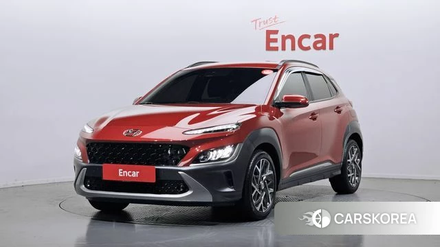 Hyundai The New Kona Hybrid 2022 Красный из Кореи