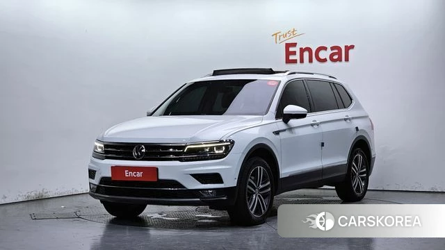 Volkswagen Tiguan Allspace 2020 Белый из Кореи