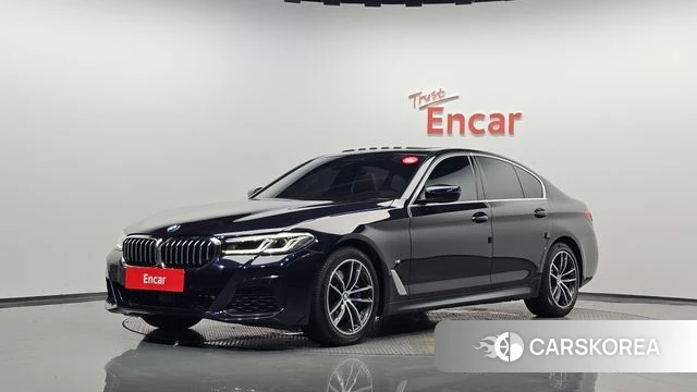 BMW 5 Series (G30) 2022 Черный из Кореи