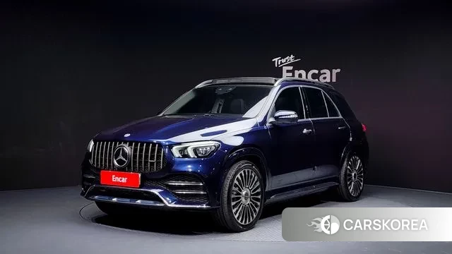 Mercedes-Benz GLE-Class W167 2021 Синий из Кореи