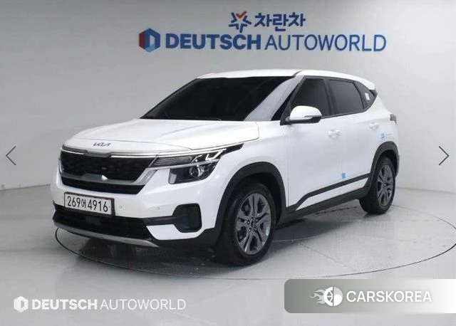 Kia Seltos 2022 Белый из Кореи