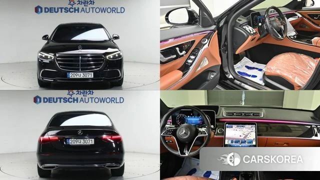 Mercedes-Benz S-Class W223 2022 Черный из Кореи