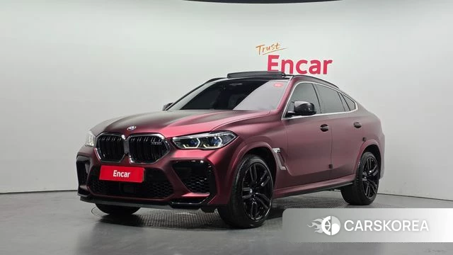 BMW X6M (G06) 2020 Красный из Кореи