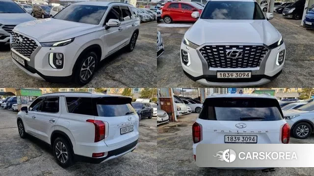 Hyundai Palisade 2020 Белый из Кореи