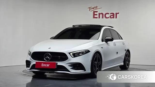 Mercedes-Benz A-Class W177 2022 Белый из Кореи
