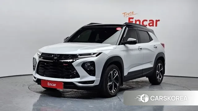 Chevrolet (GM Daewoo) Trailblazer 2023 Белый двухцветный из Кореи