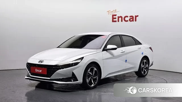 Hyundai Avante (CN7) 2023 Белый из Кореи