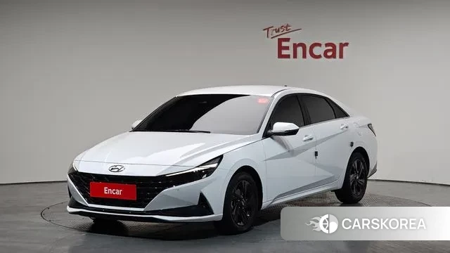 Hyundai Avante (CN7) 2022 Белый из Кореи
