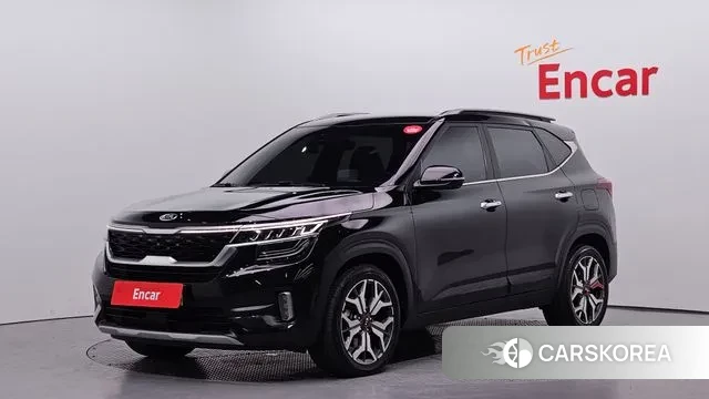 Kia Seltos 2020 Черный из Кореи