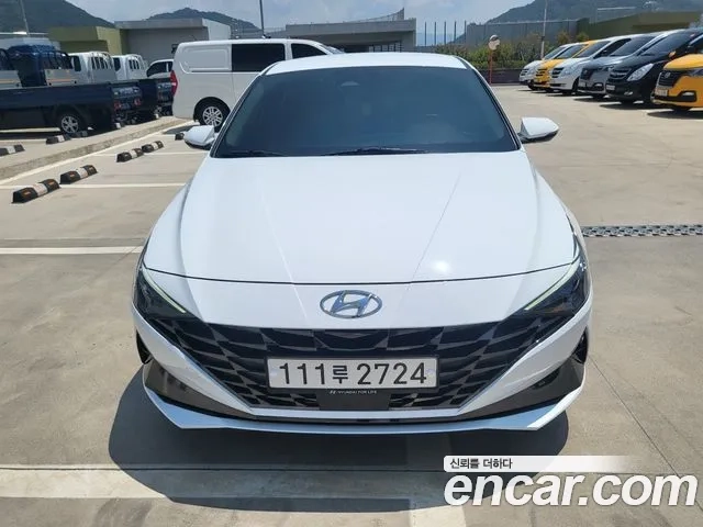 Hyundai Avante (CN7) 2020 Белый из Кореи