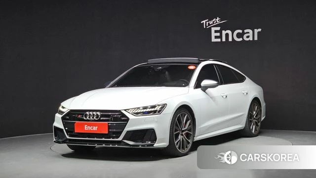 Audi S7 (4K) 2020 Белый из Кореи