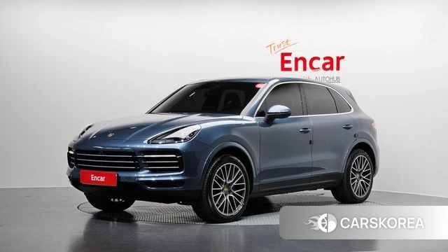 Porsche Cayenne (PO536) 2020 Синий из Кореи