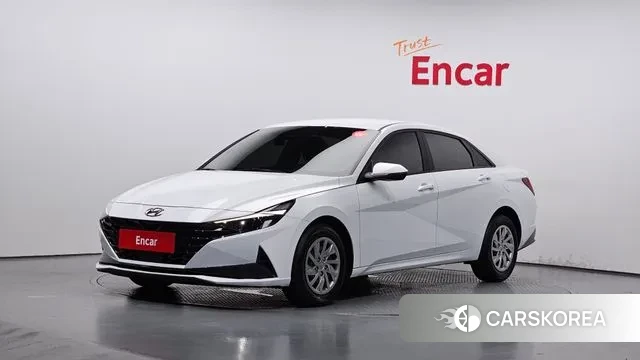 Hyundai Avante (CN7) 2022 Белый из Кореи