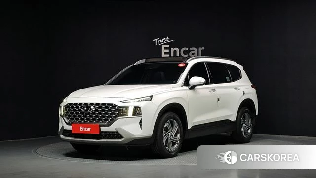 Hyundai The New Santa Fe 2023 Белый из Кореи