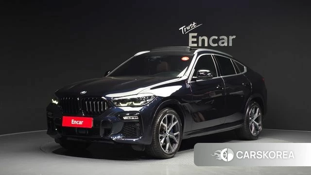 BMW X6 (G06) 2021 Черный из Кореи