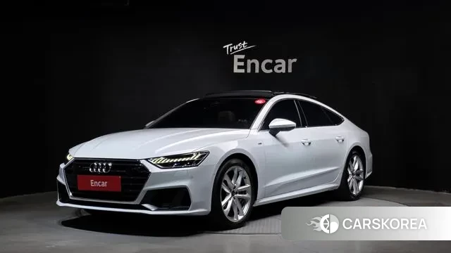 Audi A7 (4K) 2023 Белый из Кореи