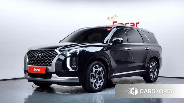Hyundai Palisade 2022 Черный из Кореи