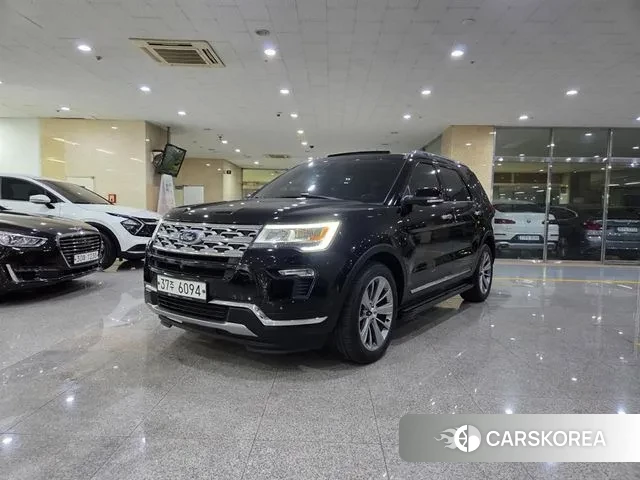 Ford Explorer 2018 Черный из Кореи