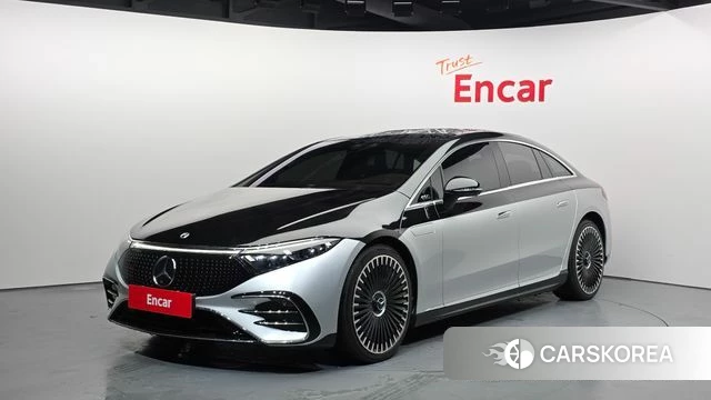 Mercedes-Benz EQS V297 2023 Серебряный двухцветный из Кореи