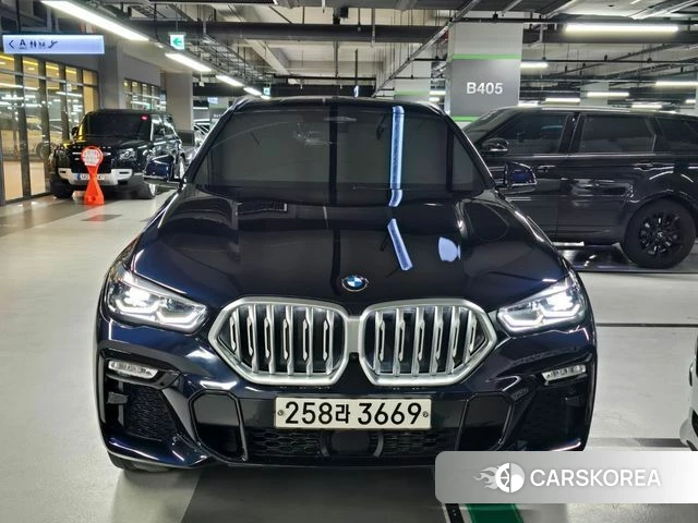 BMW X6 (G06) 2020 Черный из Кореи
