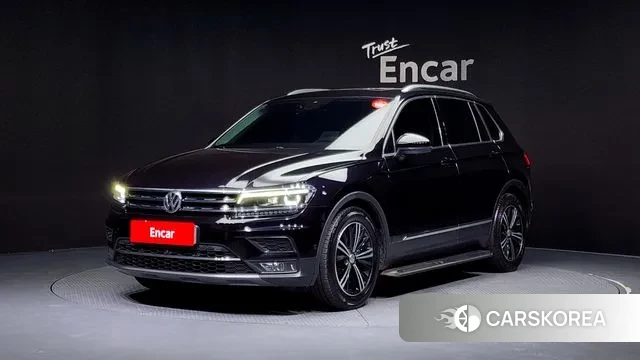 Volkswagen Tiguan second Generation 2020 Синий из Кореи