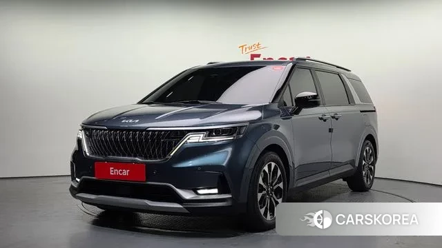 Kia Carnival 4th generation 2021 Небесно-голубой из Кореи
