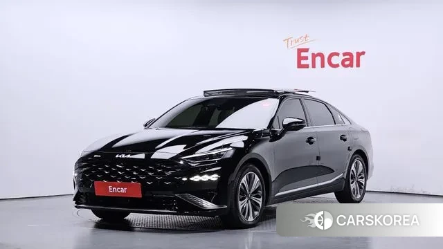 Kia K8 Hybrid 2022 Черный из Кореи