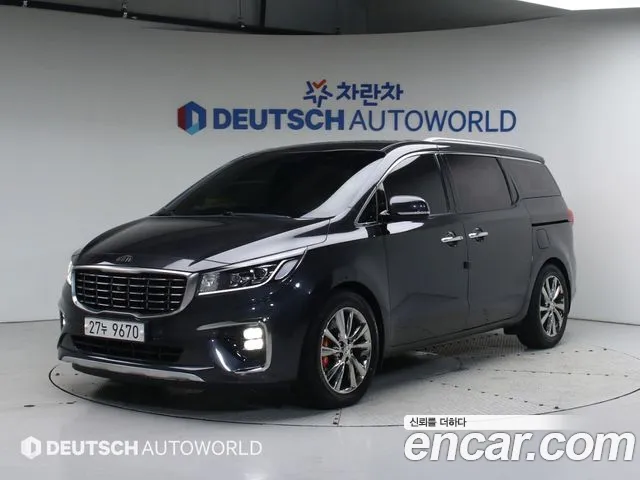 Kia The New Carnival 2018 Черный из Кореи