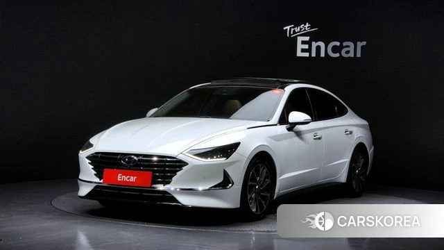 Hyundai Sonata (DN8) 2019 Белый из Кореи