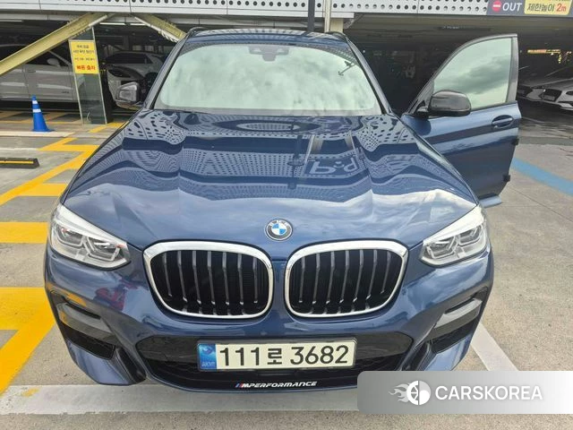 BMW X3 (G01) 2021 Синий из Кореи