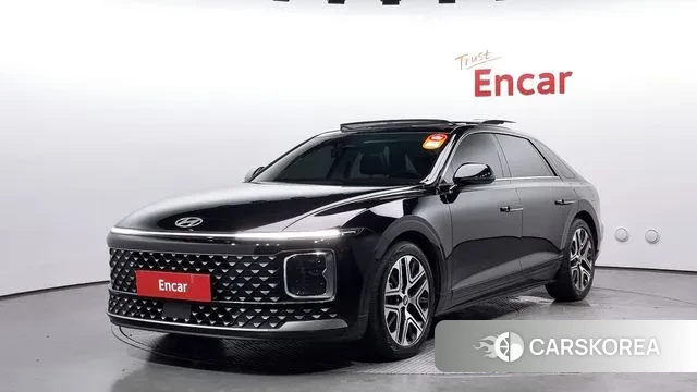 Hyundai Grandeur (GN7) 2023 Черный из Кореи