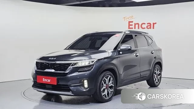 Kia Seltos 2022 Серый из Кореи